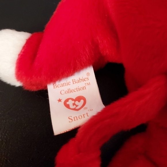 TY Original Beanie Baby Snort 1995 - Picture 5 of 5